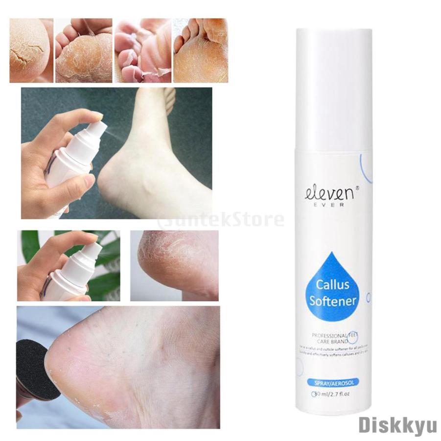 ELEVEN EVER Foot Callus Softener,Softens Dry, Dead, Hard, Cracked Skin & Calluses Foot Softener, 80ml/2.7fl.oz