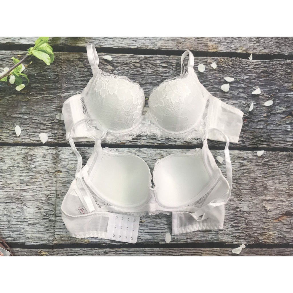 Áo lót nữ không đệm big size, áo kéo ngực ren có gọng Thái Lan Sister hood 719, Leblur | BigBuy360 - bigbuy360.vn