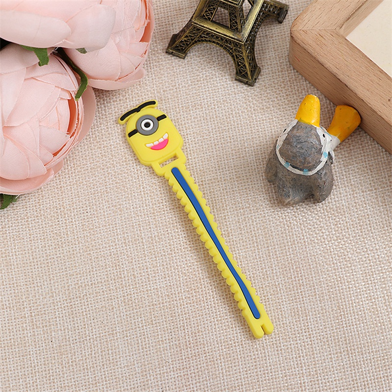 Dây buộc nhựa dẻo hoạt hình dùng buộc tai nghe điện thoại cap máy tính tiện lợi