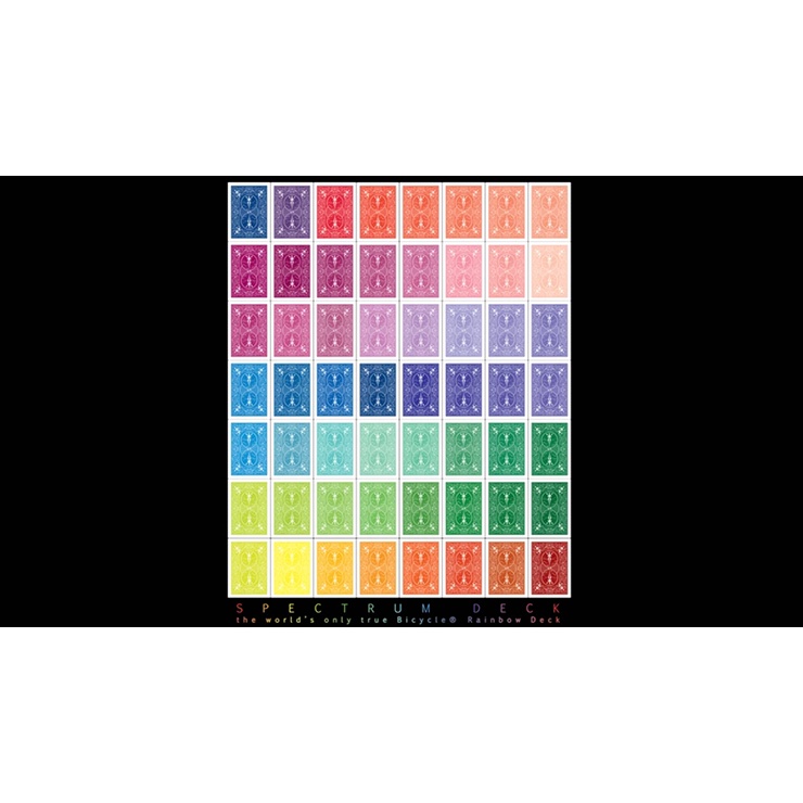Bộ bài tây, bài ảo thuật Bicycle Spectrum Deck by US Playing Card - Bài Mỹ - Bài Chính Hãng