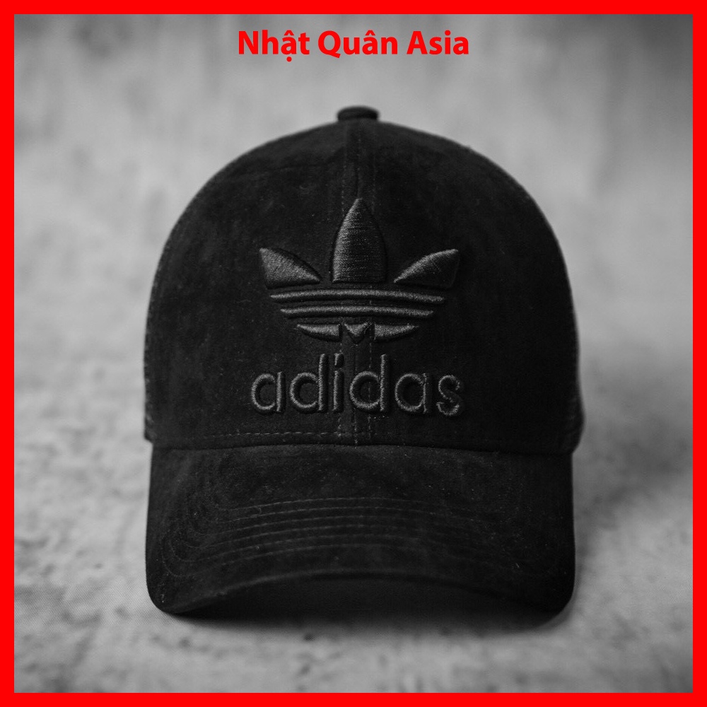 Mũ nón thời trang cao cấp Das nhung đen phối lưới form đẹp cá tính
