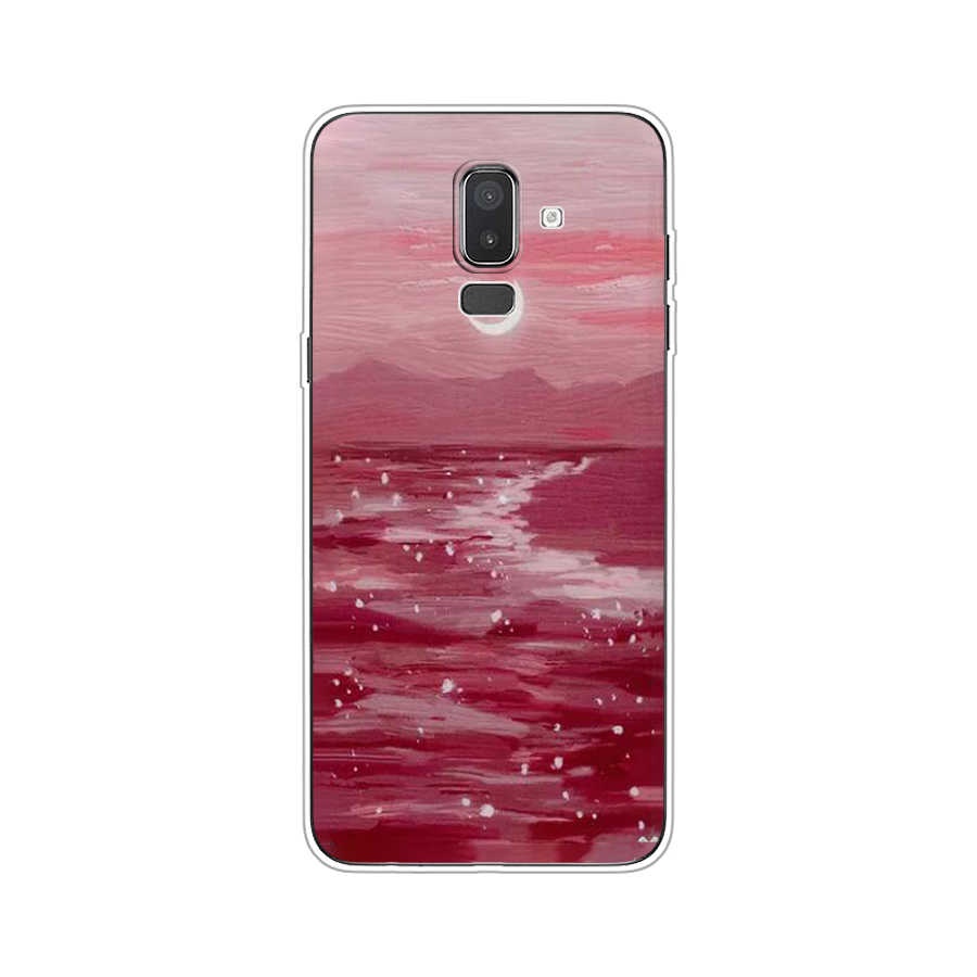 Ốp Điện Thoại TPU Dẻo In Họa Tiết Độc Đáo Thời Trang Cho Samsung Galaxy j7 pro j5 2017 J8 2018 A01