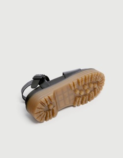 Sandal nữ màu đen Pull&bear authentic