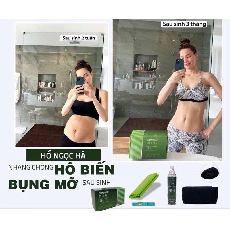 Bộ đai ủ nóng Slimming Body SBII