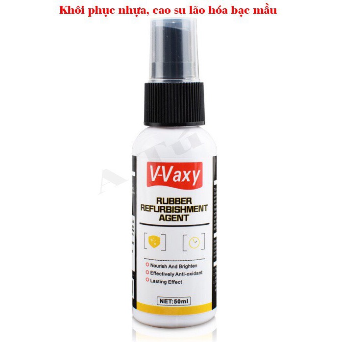 [Chính Hãng] Chai xịt phục hồi bảo dưỡng cao su ron V-Vaxy 50ml