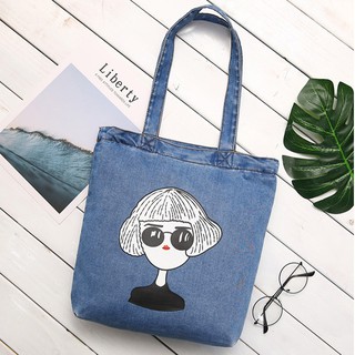 [FREESHIP] Túi Tote Dorynee Vải Jean TG30