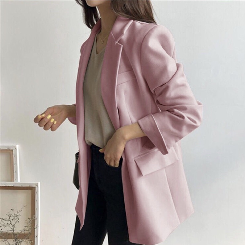Áo Khoác blazer Dáng Rộng Phong Cách Hàn Quốc Thời Trang Mùa Xuân  Mới