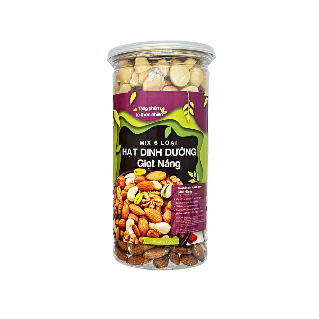 Hạt dinh dưỡng mix 6 hạt 500g tốt cho bà bầu giúp Mẹ Khỏe Đẹp – Bé Thông Minh từ Nông Sản Giọt Nắng Hà Nội