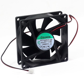 Quạt tản nhiệt 24v sunon 4.8w 12x12x2.5cm,quạt làm mát pc laptop wifi thủy sinh hút mùi