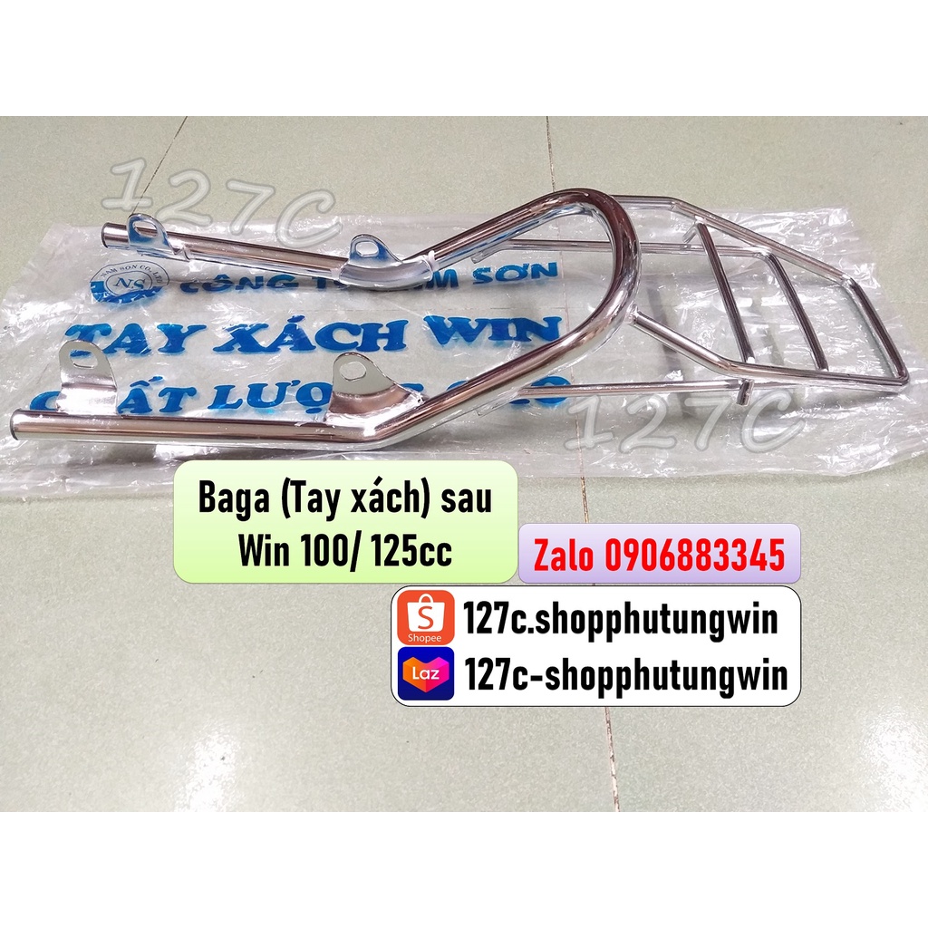 Baga sau / Tay xách sau / Cảng sau Win 100/ 125cc