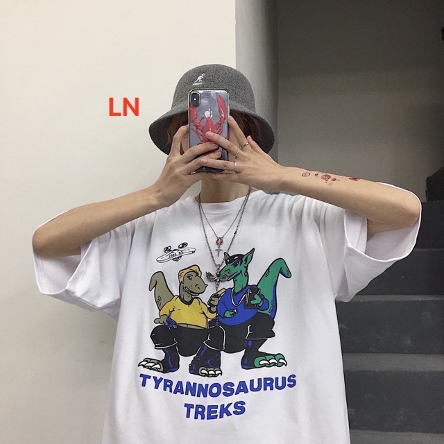 [FREESHIP ĐƠN TỪ 50K] Áo phông hai khủng Long áo vàng xanh LNG0320 1