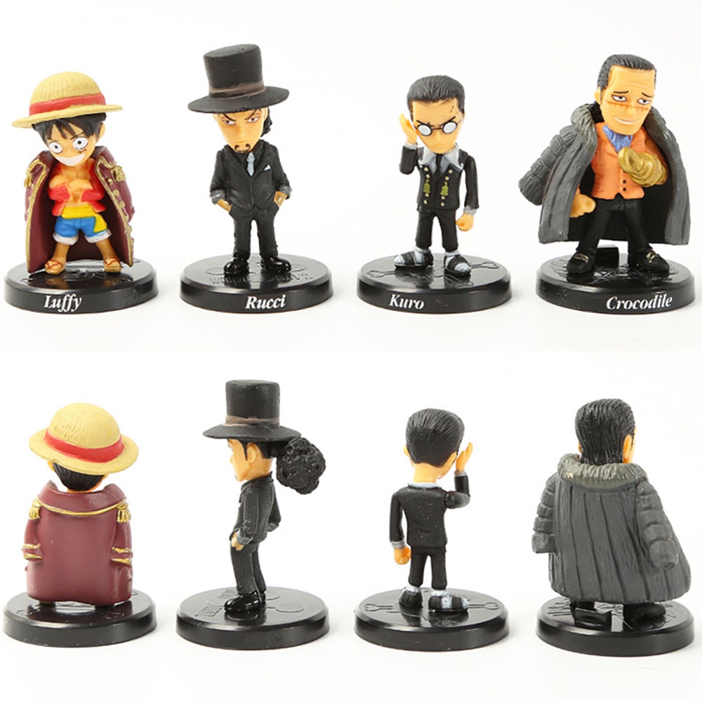 Set 12 mô hình đồ chơi nhân vật hoạt hình One Piece chất lượng cao