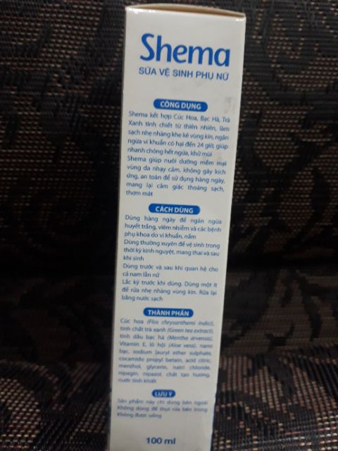 Dung dịch vệ sinh phụ nữ SHEMA 100ml