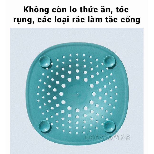 Tấm lọc rác bồn rửa bát silicon, Miếng silicon lọc rác bồn rửa chén, cống thoát nước