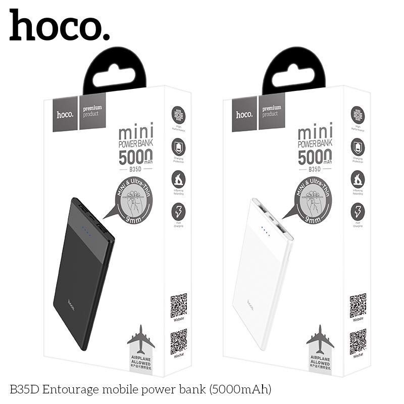 Sạc dự phòng chính hãng Hoco B35D 5000mAh - Bảo hành 1 năm