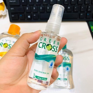 Nước rửa tay green cross chai xịt 70ml