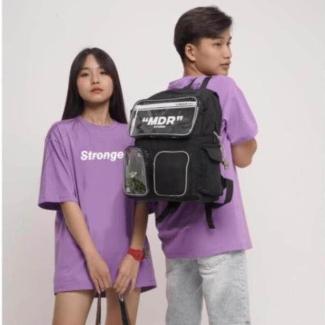 Áo phông tay lỡ form rộng Unisex giá rẻ nam nữ Stronger Phản Quang Local Brand M Studio | BigBuy360 - bigbuy360.vn
