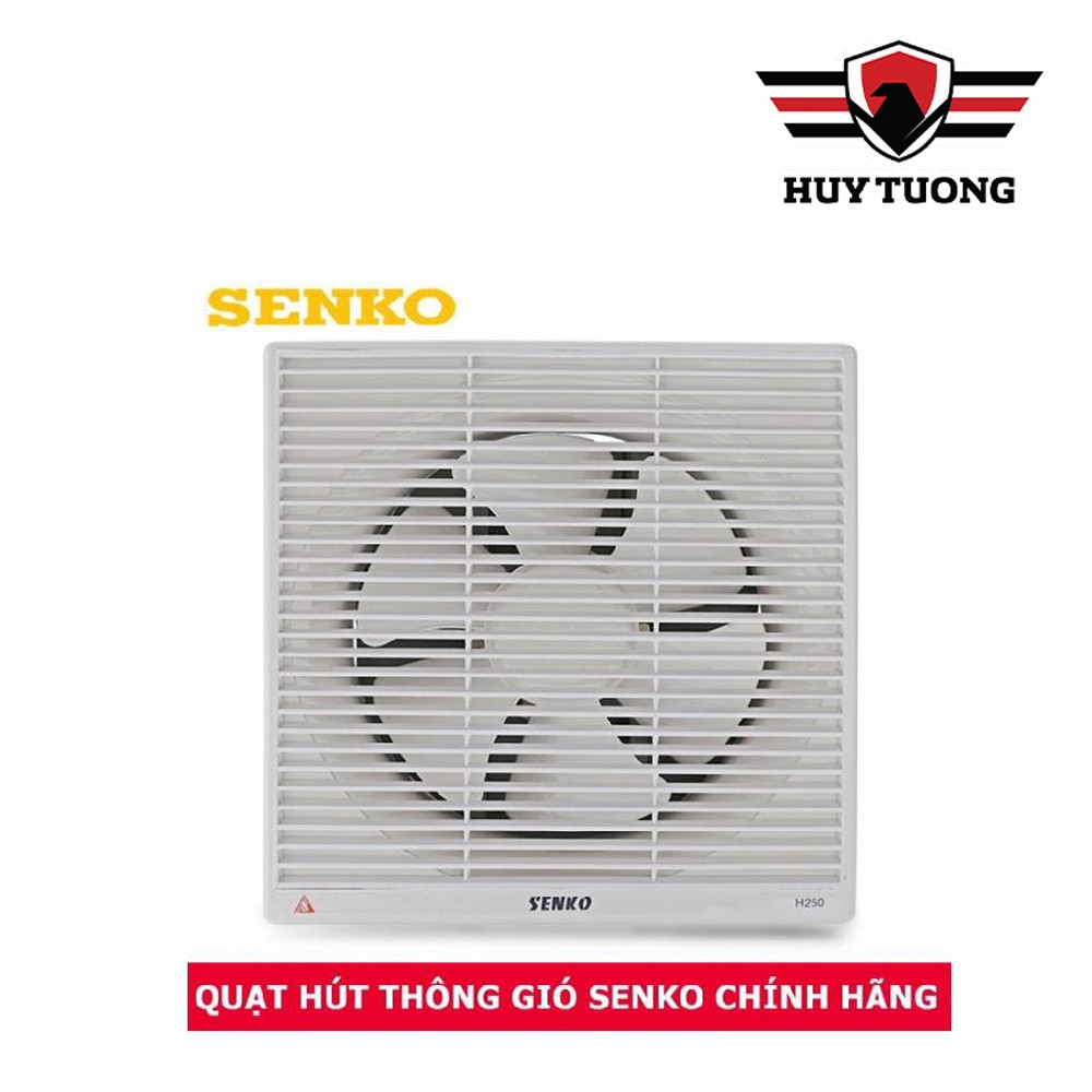 Quạt hút thông gió 2 chiều âm tường Senko H250 40W cao cấp - Huy Tưởng