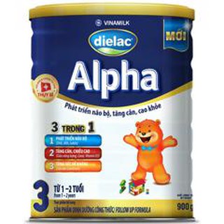 Sữa bột vinamilk dielac alpha 3 900g - dành cho trẻ 1-2 tuổi