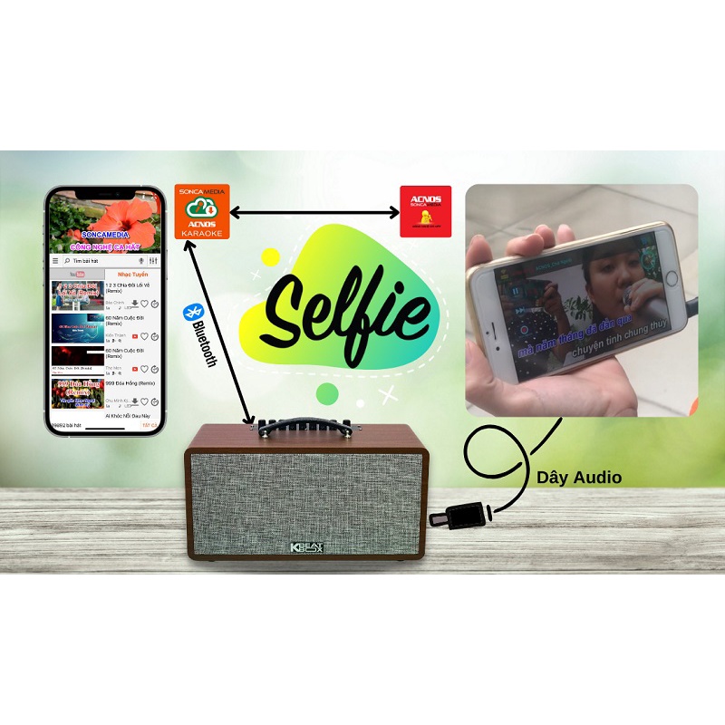 Loa karaoke di động Acnos CS390