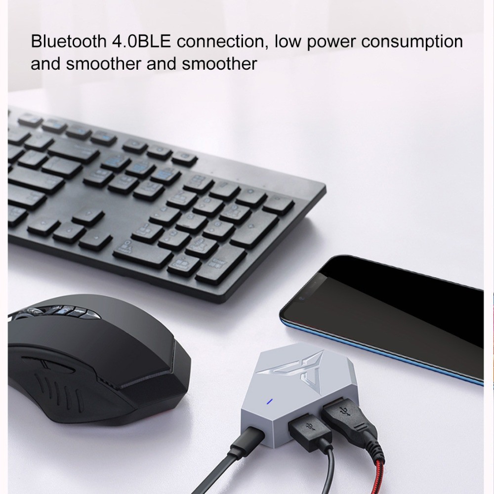 Bộ Chuyển Đổi Chuột Và Bàn Phím Bluetooth Xiaomi Feizhi Flydigi Q1 Đen