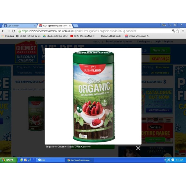 Đường organic stevia