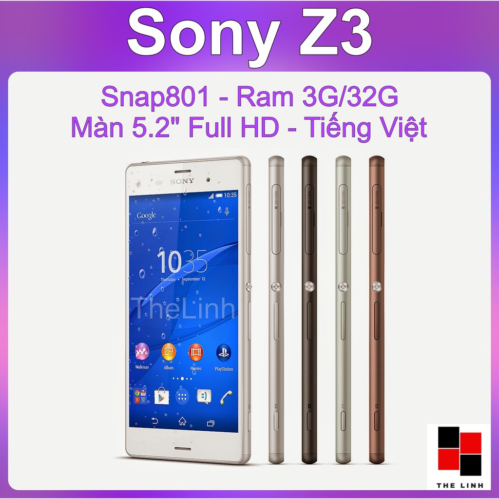 Điện thoại Sony Xperia Z3 bản Nhật - Màn 5.2 ram 3G 32G