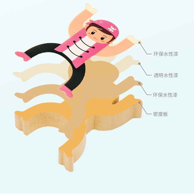 Bộ Đồ Chơi Xếp Hình Cân Bằng Vui Nhộn Giáo Dục Cho Bé MY0068