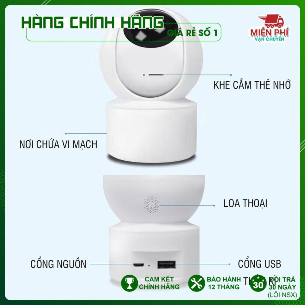 [Siêu Sale – FreeShip] CAMERA WIFI 360 ĐỘ CARE CAM YH200 2.0 Mpx full HD1080 | 40003