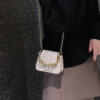 Túi Dạ Mini Quai Xích Phong Cách Hàn Quốc