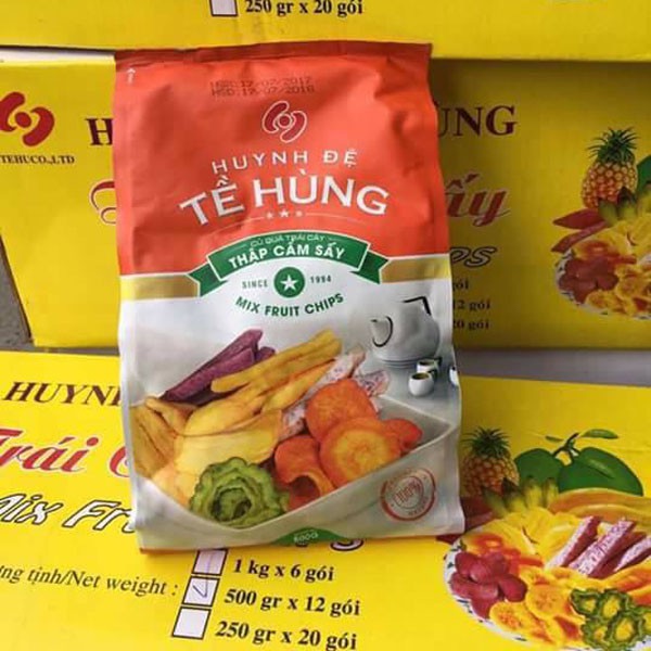 Trái cây sấy thập cẩm Huynh Đệ Tề Hùng 500g