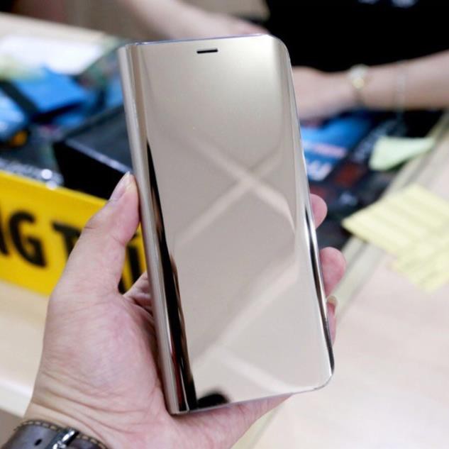 [HCM-Hàng sẳn]Bao da tráng gương cho Samsung S8+
