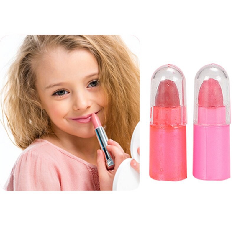 Girls Cosmetics Set Toy Makeup Sets Safe Non-toxic Pretend Play Kit Preschool Princess Kids Cosmetic