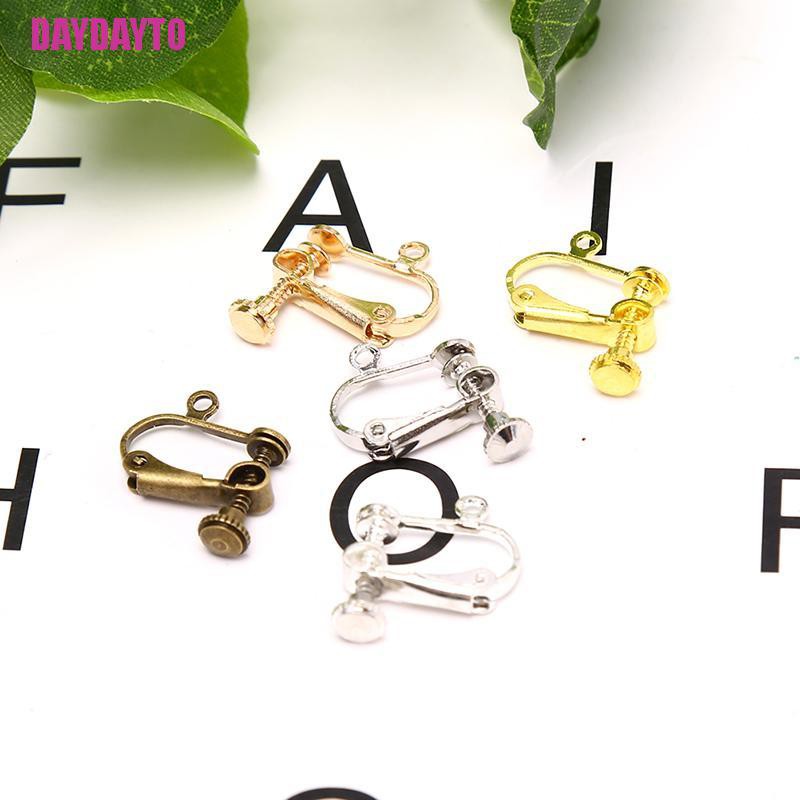 Set 10 Móc Kẹp Bông Tai DIY Tiện Dụng