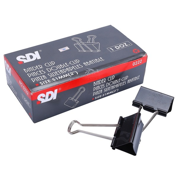 Kẹp bướm SDI 0222 -(51mm), hộp 12 cái