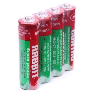 Vỉ 4 viên pin con thỏ aa