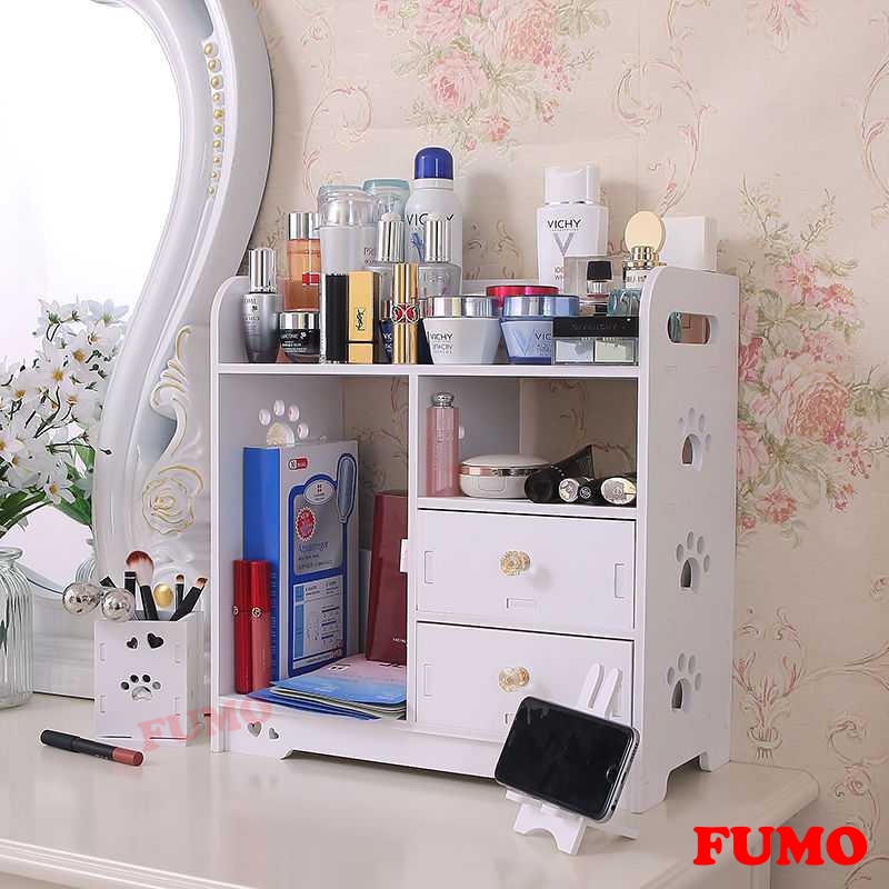 Kệ mỹ phẩm chân chó kệ để đồ trang điểm cao cấp đa năng tiện lợi FUMO SP007-SP009