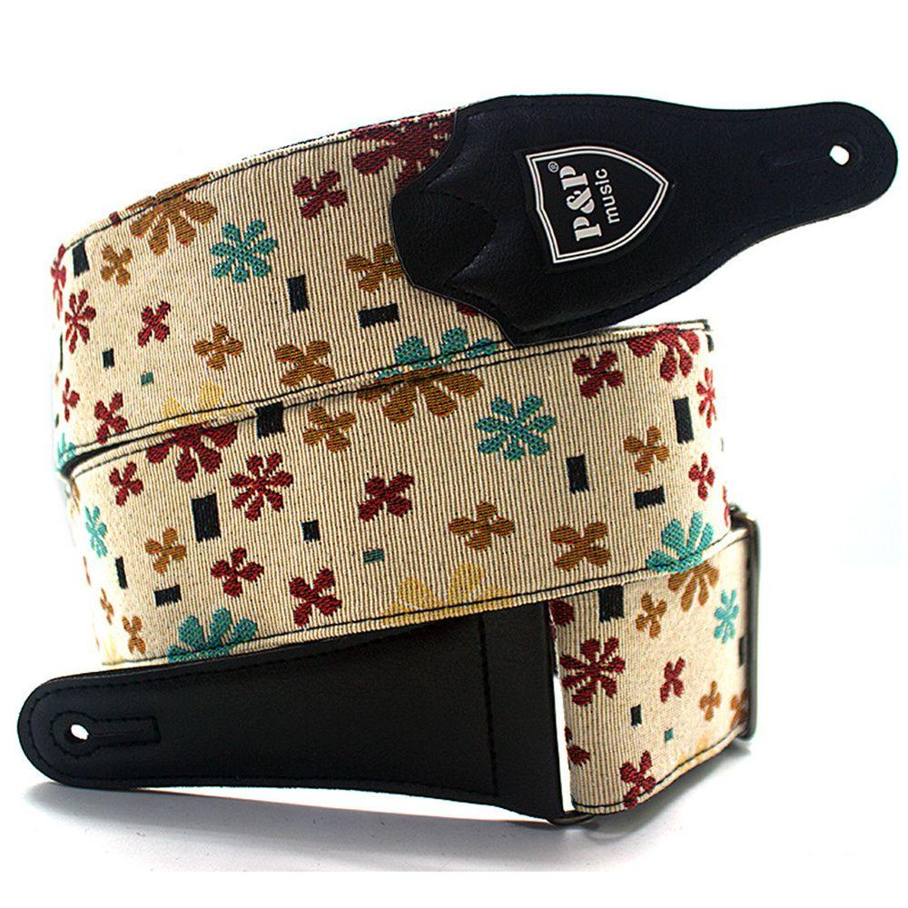 Dây Đeo Đàn Guitar Bass Bằng Cotton Phong Cách Vintage