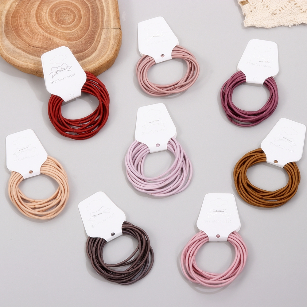 Dây buộc tóc kiểu dáng đơn giản thanh lịch dành cho nữ