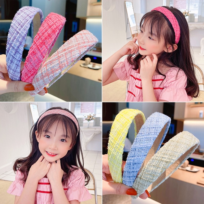 Băng Đô Cài Tóc Nhiều Màu Sắc Đơn Giản Phong Cách Hàn Quốc 2021 C369