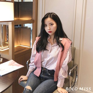 <ORDER QUẢNG CHÂU>Áo Sơ Mi Phối Choàng Rời