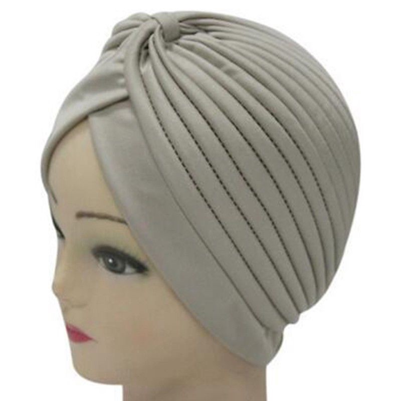 Turban Hat Cap Hijab Hairband Bandana Wrap Hair Loss Chemo Fancy Indian Plain