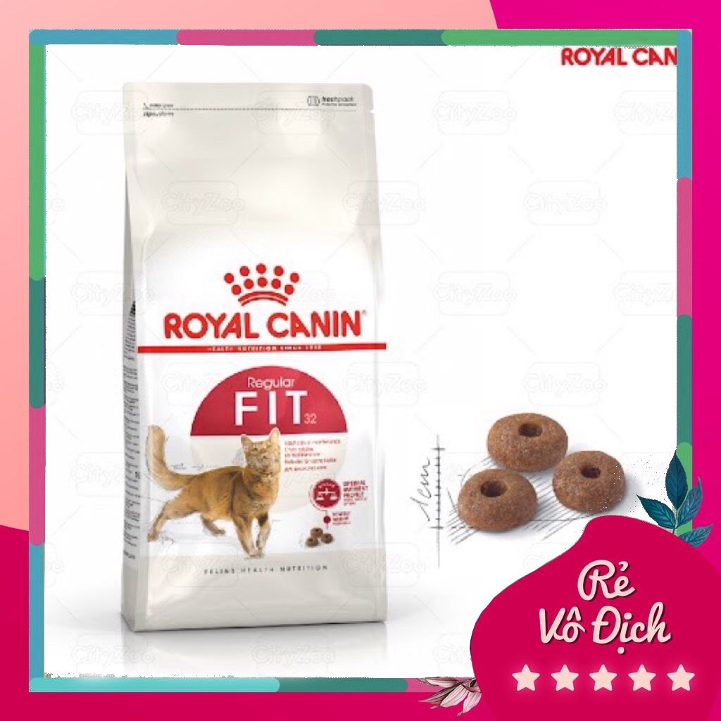 [Túi nguyên đủ size] Royal Canin Fit 32 thức ăn hạt cho mèo trưởng thành