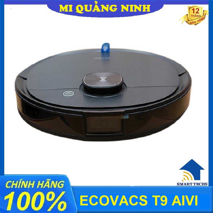 Robot hút bụi lai nhà Ecovacs Deboot T9 Aivi- 2021/ Đẳng cấp thời thượng - Lực hút max 3000PA-