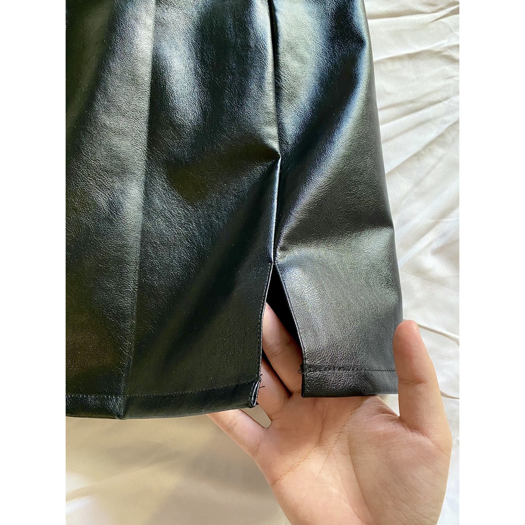 Chân váy da 🚀𝐁𝐈𝐆𝐒𝐈𝐙𝐄🚀có quần trong sành điệu sang chảnh chất da mềm mướt không bong tróc | BigBuy360 - bigbuy360.vn