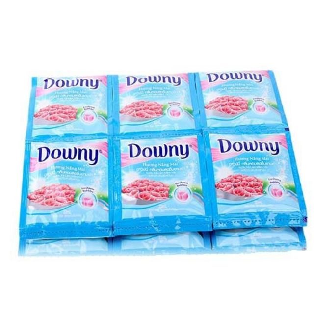 Dây 10 goi nước xã quần áo downy