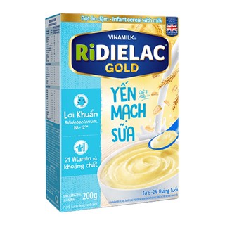 Bột Ăn Dặm RiDielac Gold Yến Mạch Sữa