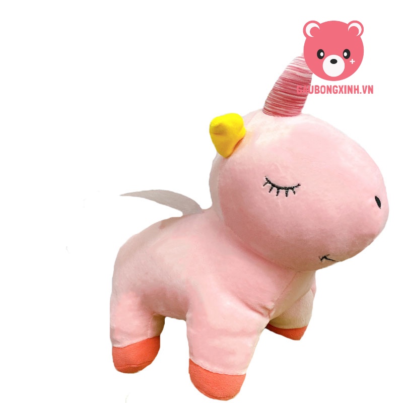 Gấu Bông Kỳ Lân Unicorn đáng yêu, Thú nhồi bông Ngựa pony có sừng cute, Quà tặng cao cấp Gaubongxinh.vn