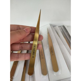Bộ Nhíp Classic Vàng Gold (Nhíp cong + Nhíp Thẳng)