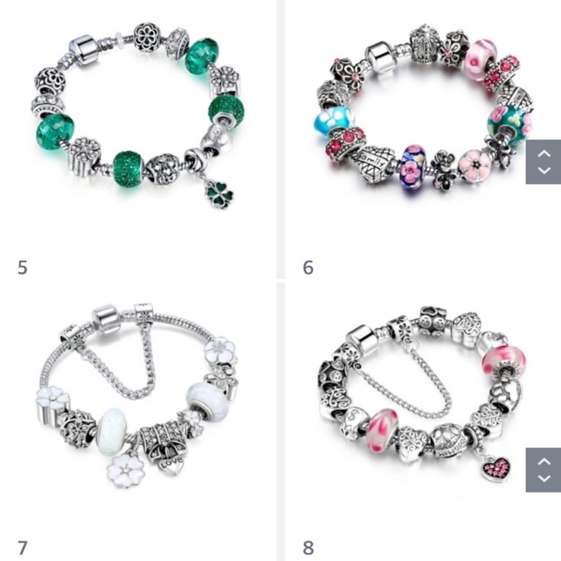 Vòng tay full charm HESTIA KOREA